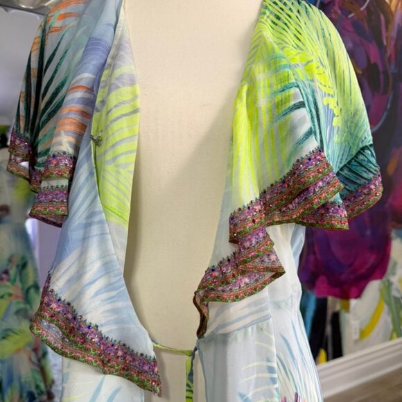 Camilla Frill Sleeve Long Dres, Whats Your Vice - Picture 3 of 5